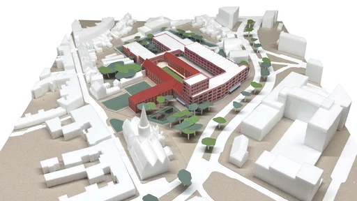 Plannen nieuw politiehoofdkwartier Gent