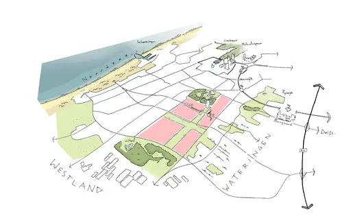 Het zogenoemde Groene Assenkruis verbind
